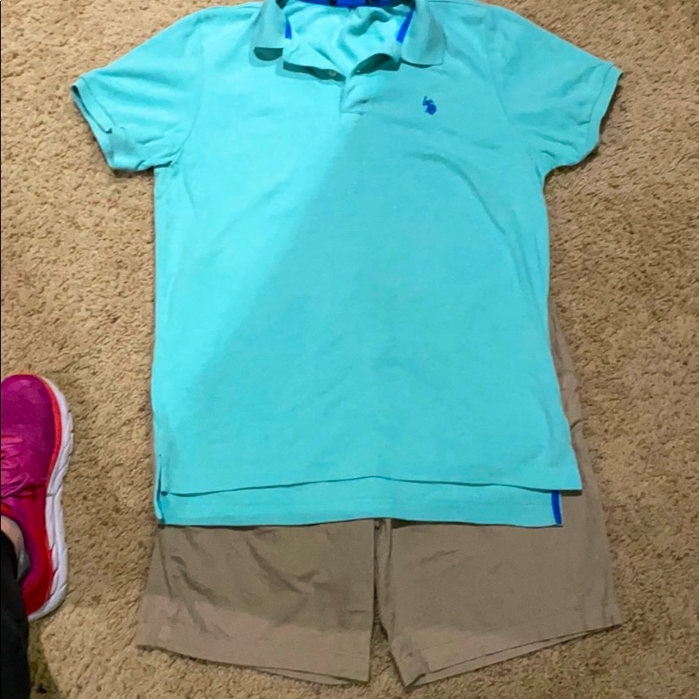 Light blue polo